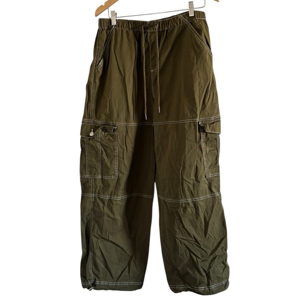 Almost Famous Olive Cargo Pants Size L